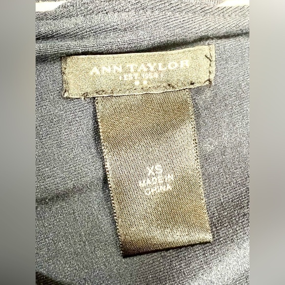 ANN TAYLOR Women’s V Neck Blue White Stripe Sleeveless Maxi Knit Dress Size XS - Picture 7 of 12